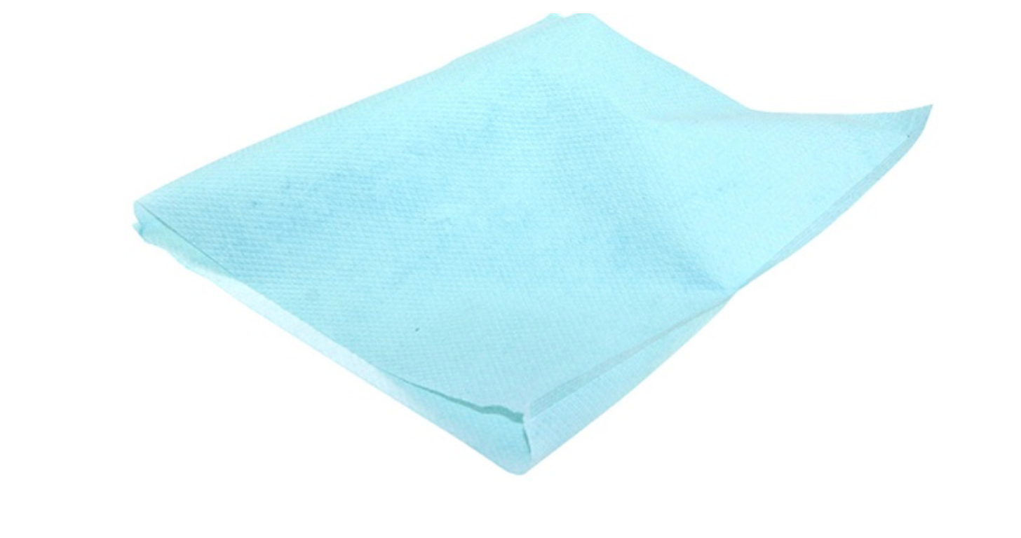 Disposable polycoated paper dental headr